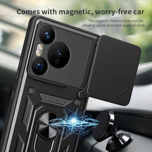 Techsuit - CamShield Sorozat - Xiaomi Redmi Note 14 5G - Kék tok - 4