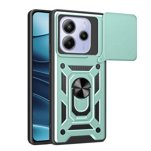 Techsuit - CamShield sorozat - Xiaomi Redmi Note 14 5G - Zöld tok - 1