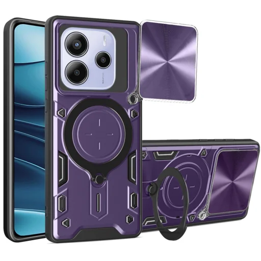  Techsuit - CamGuard Pro - Xiaomi Redmi Note 14 5G - Lila tok - 1
