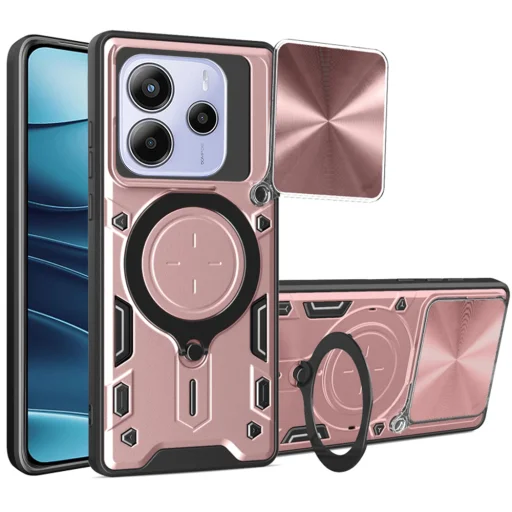 Techsuit - CamGuard Pro - Xiaomi Redmi Note 14 5G - Rózsaarany tok - 1