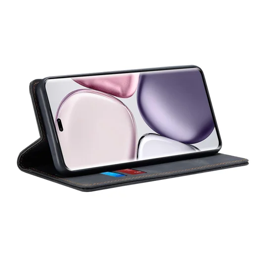  Honor Magic7 Lite / X9c Fekete Techsuit Kényelmes Borítás tok - 2