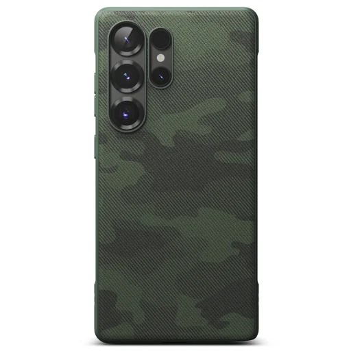  Ringke - Onyx Design - Samsung Galaxy S25 Ultra - Terepzöld tok - 3