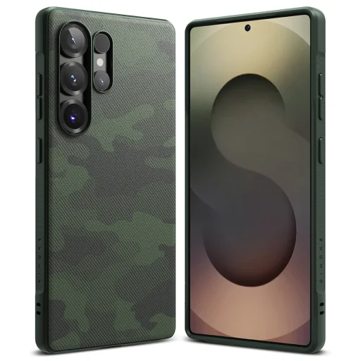  Ringke - Onyx Design - Samsung Galaxy S25 Ultra - Terepzöld tok - 4