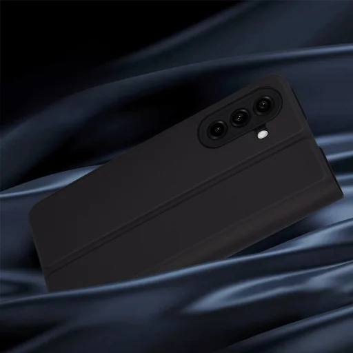 Techsuit - Magskin Könyv - Samsung Galaxy A56 5G - Fekete tok - 5