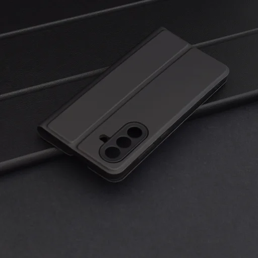 Techsuit - Magskin Könyv - Samsung Galaxy A56 5G - Fekete tok - 6