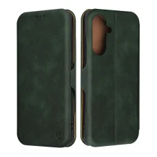 Techsuit - Safe Pénztárca Plusz - Samsung Galaxy A56 5G - Zöld tok