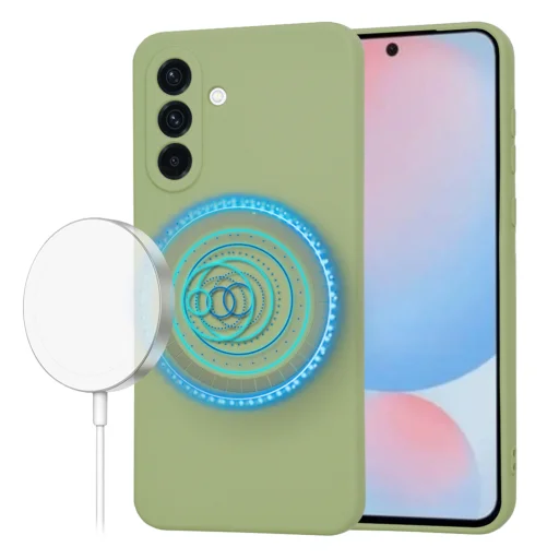 Techsuit - SoftFlex MagSafe - Samsung Galaxy A56 5G - Matcha tok - 1