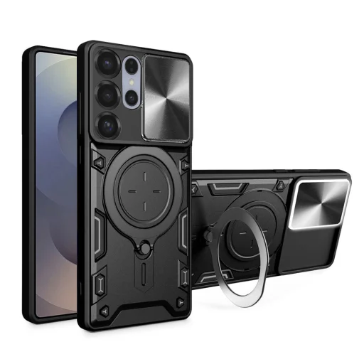 Techsuit - CamGuard Pro - Samsung Galaxy S25 Ultra - Fekete tok - 1