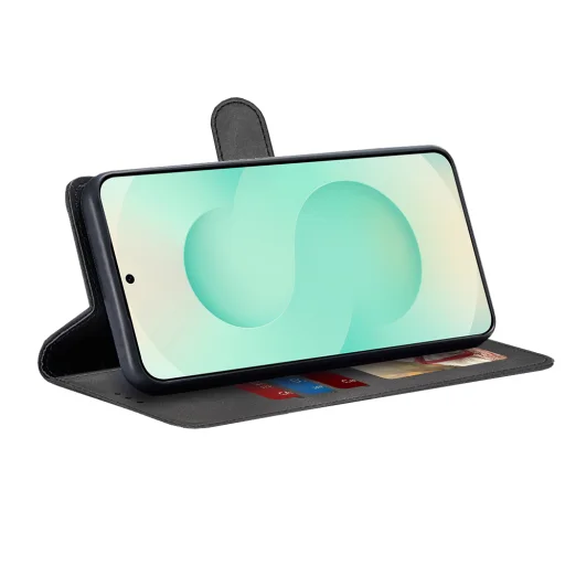 Techsuit - Naplófüzet - Samsung Galaxy S25 Plus - Fekete tok - 2