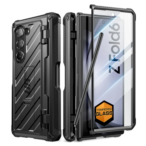  Samsung Galaxy Z Fold6 Fekete Supcase Unicorn Beetle Pro tok - 2