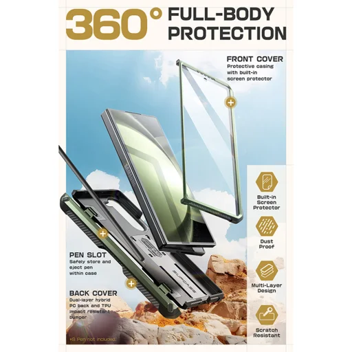  Samsung Galaxy Z Fold6 Guldan Supcase - Unicorn Beetle Pro tok - 6