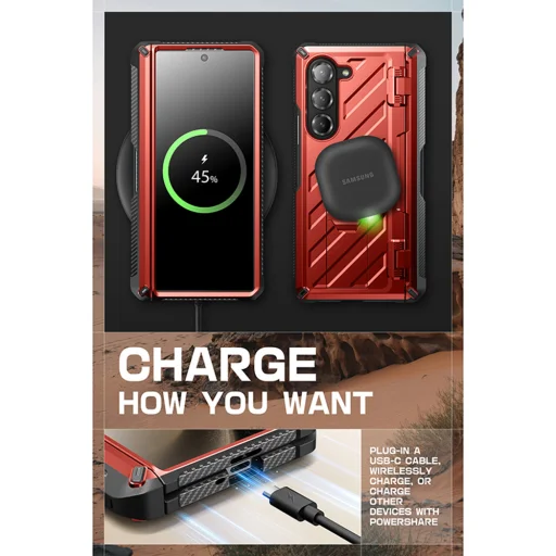  Samsung Galaxy Z Fold6 Ruddy Supcase - Unicorn Beetle Pro tok - 7