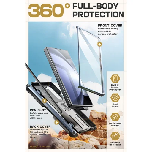  Samsung Galaxy Z Fold6 Döntés Supcase Unicorn Beetle Pro tok - 6