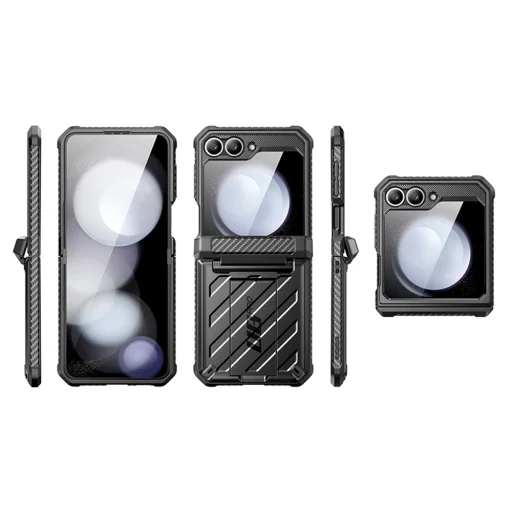  Samsung Galaxy Z Flip6 Fekete Supcase Unicorn Beetle Pro tok - 5