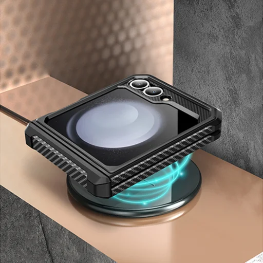  Samsung Galaxy Z Flip6 Fekete Supcase Unicorn Beetle Pro tok - 7