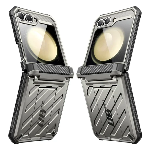  Samsung Galaxy Z Flip6 Titán Szürke Supcase Unicorn Beetle Pro tok - 4