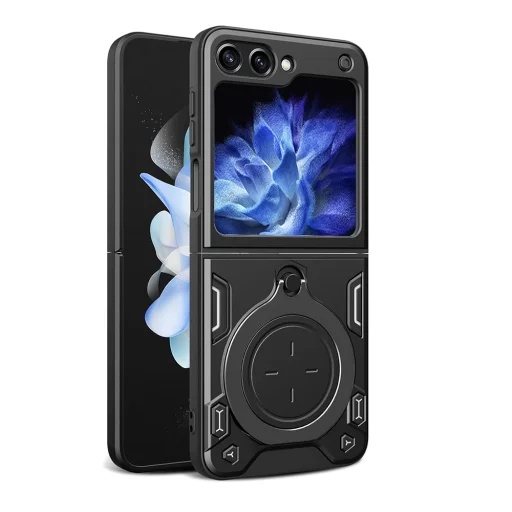  Techsuit - CamGuard Pro - Samsung Galaxy Z Flip5 - Fekete tok - 1