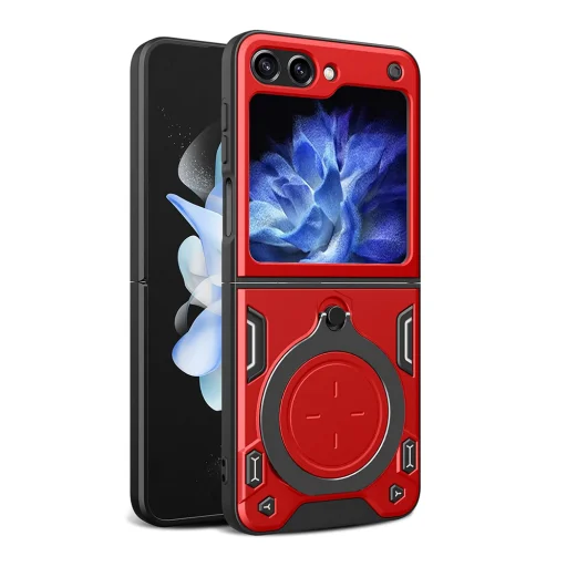 Techsuit - CamGuard Pro - Samsung Galaxy Z Flip6 - Piros tok - 1