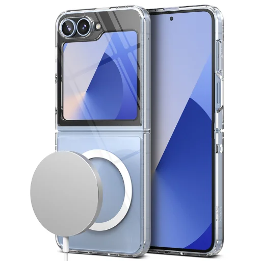  Ringke - Fusion MagSafe - Samsung Galaxy Z Flip6 - Átlátszó tok - 2