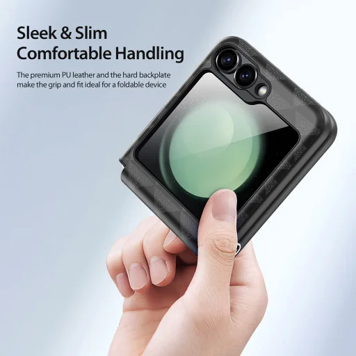  Dux Ducis - Fitt - Samsung Galaxy Z Flip6 - Rózsaszín tok - 3