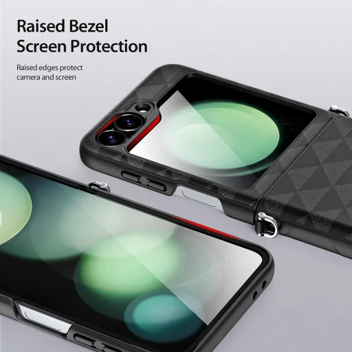  Dux Ducis - Fitt - Samsung Galaxy Z Flip6 - Rózsaszín tok - 5