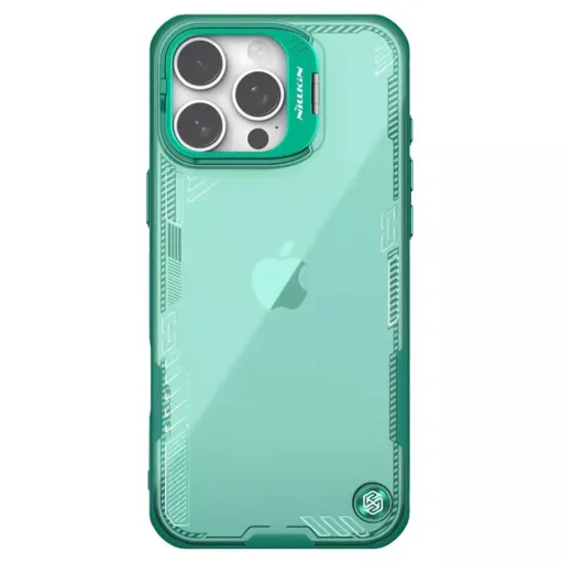  Nillkin - Iceblade Prop (kamerakivágással) - iPhone 16 Pro Max - Zöld tok - 3