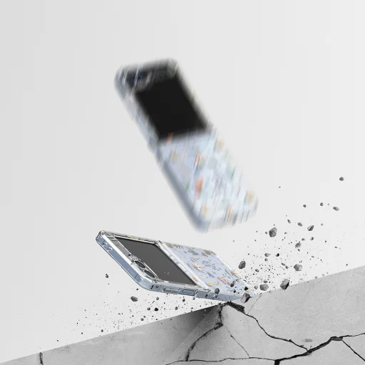  Ringke - Fusion Design - Samsung Galaxy Z Flip6 - Száraz Virágok tok - 4