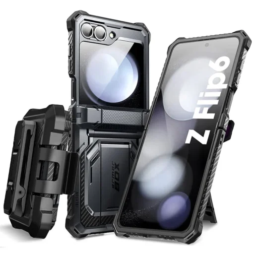  Samsung Galaxy Z Flip6 Fekete I-Blason Armorbox tok - 2