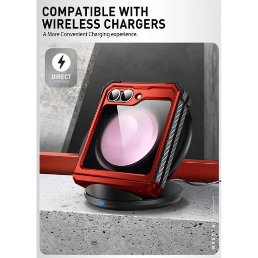  Samsung Galaxy Z Flip6 Vörös I-Blason Armorbox tok - 6