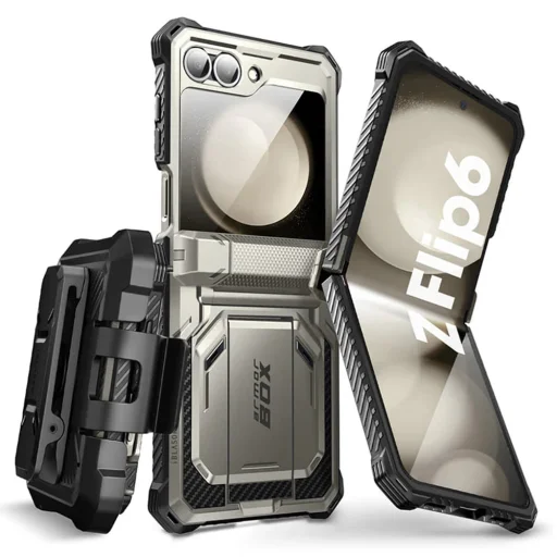  Samsung Galaxy Z Flip6 Titánszürke I-Blason Armorbox tok - 1