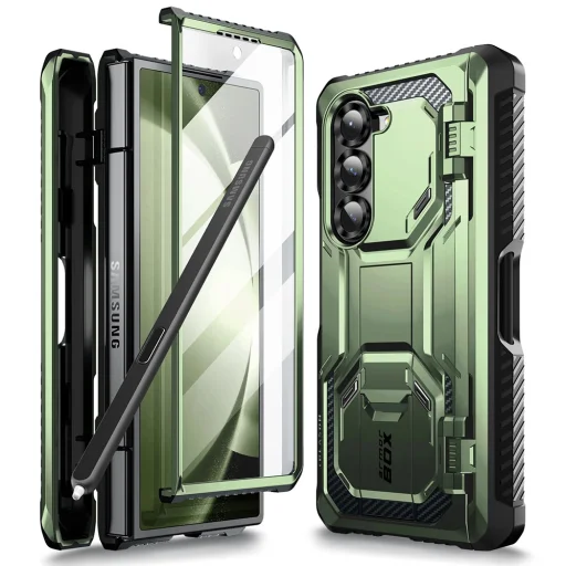  Samsung Galaxy Z Fold6 zöld I-Blason Armorbox tok - 6
