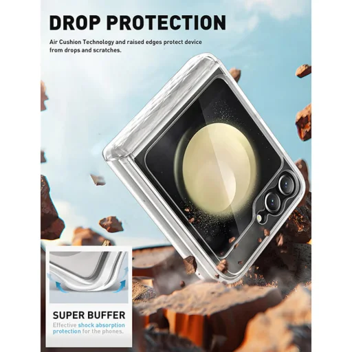  Samsung Galaxy Z Flip6 Átlátszó i-Blason Cosmo tok - 4