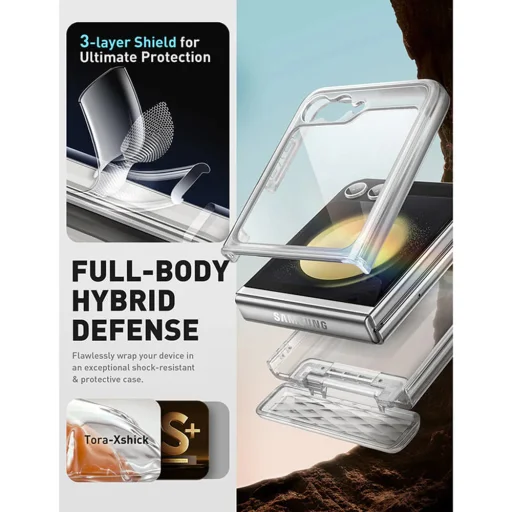  Samsung Galaxy Z Flip6 Átlátszó i-Blason Cosmo tok - 5