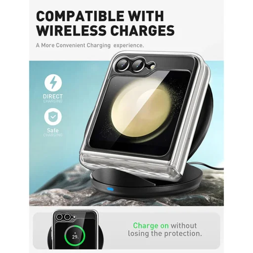  Samsung Galaxy Z Flip6 Átlátszó i-Blason Cosmo tok - 7