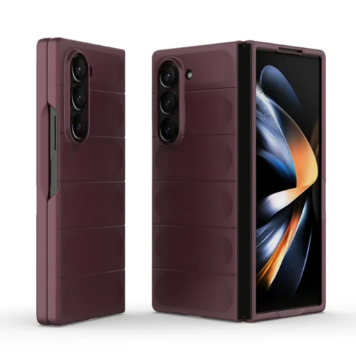Techsuit - Varázspajzs - Samsung Galaxy Z Fold6 - Bordeaux tok - 1