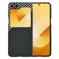 Techsuit - Carbonite FiberShell - Samsung Galaxy Z Flip6 - Lopakodó Szürke tok