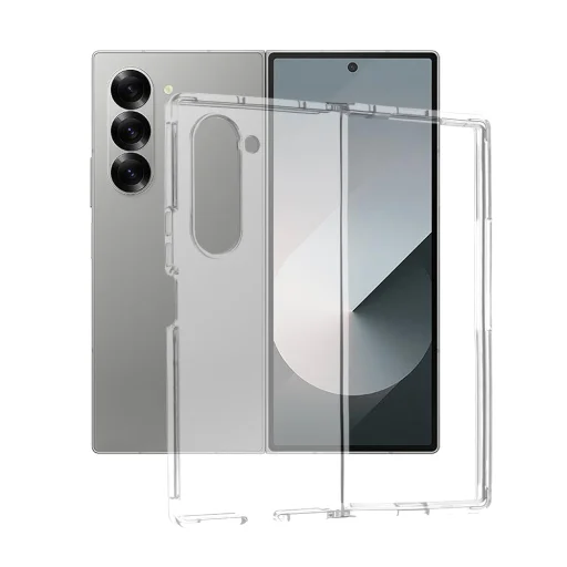 Techsuit - Átlátszó Szilikon - Samsung Galaxy Z Fold6 - Átlátszó tok - 1