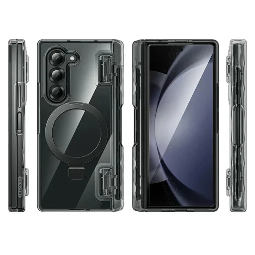  Samsung Galaxy Z Fold6 Fagyos Fekete i-Blason Cosmo Pro MagSafe tok - 3