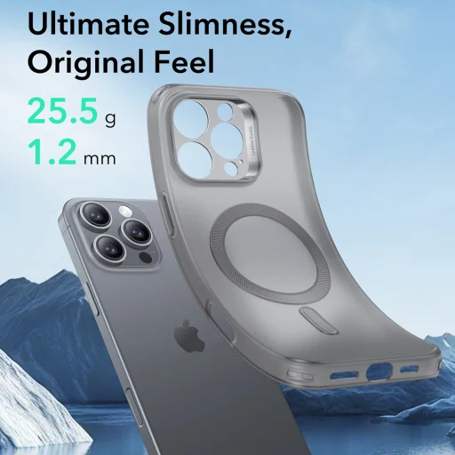  iPhone 16 Pro Max Matt Szürke ESR Zero HaloLock tok - 4