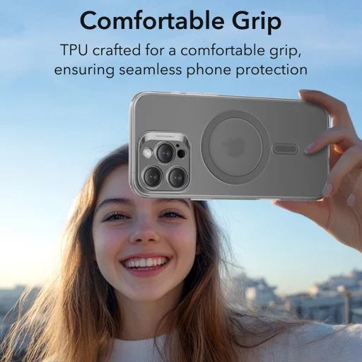  iPhone 16 Pro Max Matt Szürke ESR Zero HaloLock tok - 7