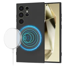 Techsuit - SoftFlex MagSafe - Samsung Galaxy S24 Ultra - Fekete tok