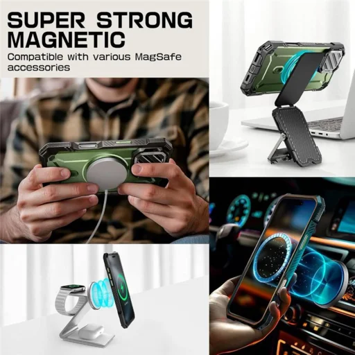  iPhone 16 Arany Supcase - Unicorn Beetle XT MagSafe tok - 3