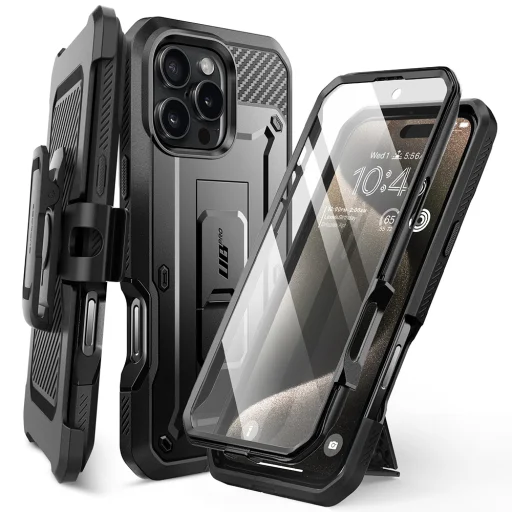  iPhone 16 Pro Fekete Supcase Unicorn Beetle Pro tok - 1