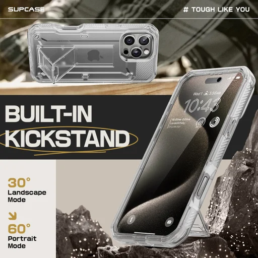  iPhone 16 Pro Átlátszó Supcase - Unicorn Beetle Pro tok - 6