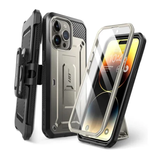  iPhone 16 Pro Titán Szürke Supcase Unicorn Beetle Pro tok - 1