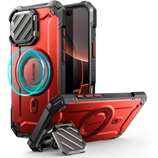  iPhone 16 Pro Vöröses Supcase - Unicorn Beetle XT MagSafe tok - 1