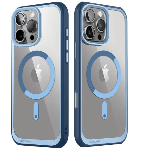  iPhone 16 Pro Max Azúr Supcase Unicorn Beetle Slim Átlátszó MagSafe tok - 2