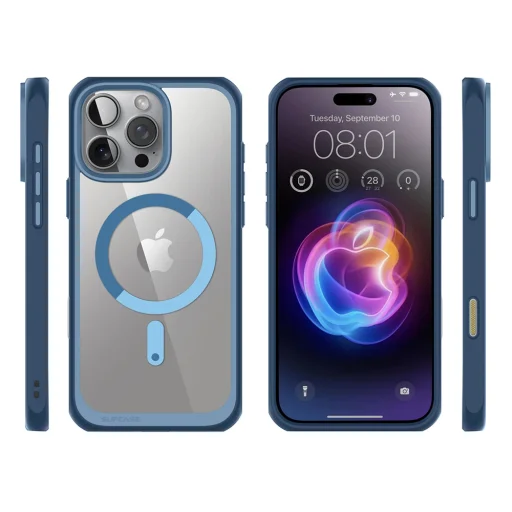  iPhone 16 Pro Max Azúr Supcase Unicorn Beetle Slim Átlátszó MagSafe tok - 7