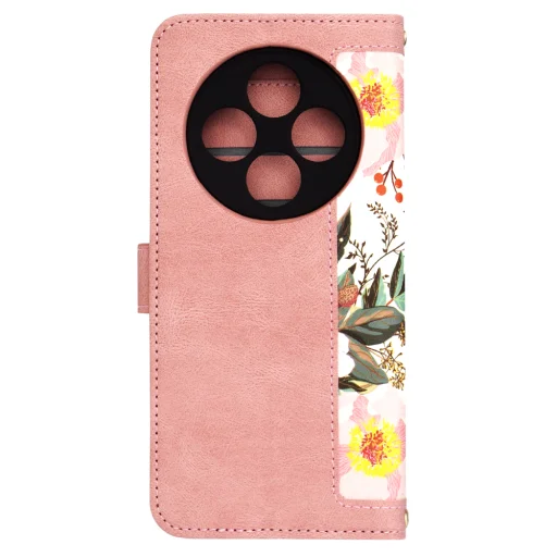  Xiaomi Redmi 14C / Poco C75 rózsaszín szívecske Techsuit FlipCraft tok - 3