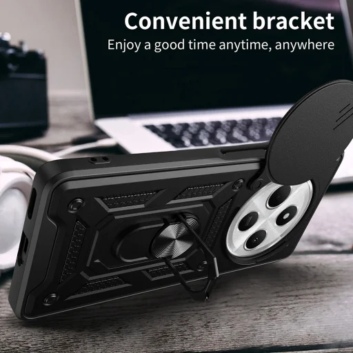 Techsuit - CamShield sorozat - Xiaomi Redmi 14C / Poco C75 - Zöld tok - 4